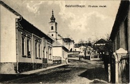 T2/T3 1932 Balatonfőkajár, Fő Utca, Református Templom. Kiadja A Hangya Szövetkezet (EK) - Ohne Zuordnung