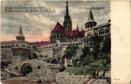 T2/T3 1907 Budapest I. Mátyás Templomhoz Vezető Lépcső. Kiadja Tóth Károly és Schwartz Antal 15. Sz. (EK) - Non Classés