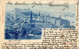 T2/T3 1903 Budapest I. Kilátás A Gellérthegyről. Divald Károly 3.  (EK) - Zonder Classificatie