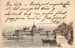 * T2 1897 (Vorläufer!!) Budapest V.  Országház, Parlament. Ezredéves Országos Kiállítás. 2 Barna Ga. S: Morelli - Non Classés