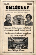 ** T2/T3 Budapest V. Emléklap A Mátyás Pince 25 éves Jubileumára 1904-1929. Rajzolta Földes A., Tervezte Bene János (EK) - Non Classés