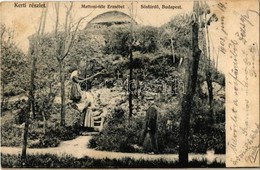 T2 1903 Budapest XI. Kelenföld, Mattoni-féle Erzsébet Királyné Sósfürdő, Kert - Unclassified