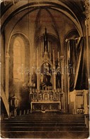 T2/T3 1912 Csorvás, Római Katolikus Templom, Belső A Főoltárral. W. L. (?) 641. (EK) - Zonder Classificatie