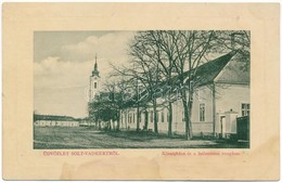 T3/T4 1912 Soltvadkert, Községháza, Lutheránus (evangélikus) Templom. W. L. Bp. 568. Kis János Kiadása (r) - Unclassified