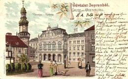 T2/T3 1899 Sopron, Oedenburg; Városház / Rathaus. Ludwig Kummert No. 69. Litho (EK) - Unclassified