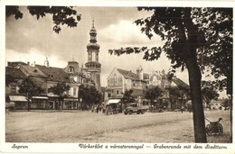 ** T2 Sopron, Várkerület A Várostoronnyal, Karner üvegáruháza, üzletek, Teherautó - Unclassified