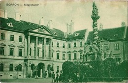 T2 1910 Sopron, Megyeház Tér, Szentháromság Szobor - Unclassified