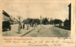 T2/T3 1899 Székesfehérvár, Ligetsor, Utcakép. Kiadja Klökner Péter 641. (EK) - Zonder Classificatie