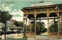 ** T1/T2 Székesfehérvár, Zichy Liget, Park, Zenepavilon. Divald Károly 1385-1907. - Unclassified