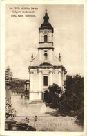 T2/T3 Szekszárd, Az 1925. Október 24-én Leégett Szekszárdi Római Katolikus Templom. Molnár Rt. Kiadása (EK) - Non Classés