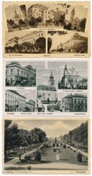 ** * Szolnok - 6 Db Régi Városképes Lap / 6 Pre-1945 Town-view Postcards - Unclassified