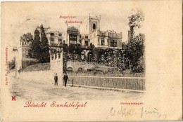T2/T3 1899 Szombathely, Bagolyvár, Kastély. Apfel H. C. + 'SZOMBATHELY P.UDV. DÉLELŐTT' (EK) - Unclassified