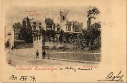 T2 1899 Szombathely, Bagolyvár, Kastély. Apfel H. C. - Unclassified