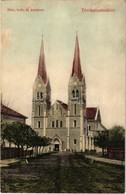 T2 1911 Törökszentmiklós, Római Katolikus új Templom. Kardos Lajos Kiadása - Non Classés