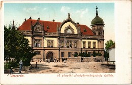 ** T2/T3 Veszprém, A Püspöki Jószágkormányzóság épülete. Kiadja Krausz A. Fia (EK) - Unclassified