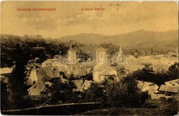 T2/T3 1927 Abrudbánya, Abrud; Látkép, Templomok. W. L. 3205. / General View, Churches (EK) - Zonder Classificatie