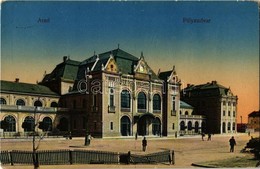 T2/T3 1913 Arad, Vasútállomás, Kidőlt Kerítés / Railway Station, Fallen Fence - Zonder Classificatie
