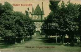 T2/T3 1909 Borosjenő, Ineu; Rákóczi Vár, Gyógypedagógiai Intézet. W. L. Bp. 5412. Kiadja Ungár J. / Castle, Special Educ - Zonder Classificatie