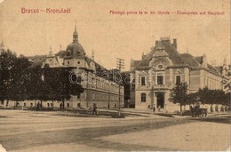 T2/T3 Brassó, Kronstadt, Brasov; Pénzügyi Palota és M. Kir. Posta. No. 105. / Financial Palace And Main Post Office (EK) - Unclassified