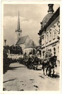 T2 1940 Dés, Dej; Bevonulás / Entry Of The Hungarian Troops '1940 Szamosújvár Visszatért' So. Stpl - Zonder Classificatie