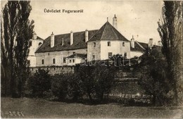 T2/T3 1916 Fogaras, Fagaras; Vár. Kiadja G. Egel / Cetatea Fagarasului / Castle (EK) - Zonder Classificatie