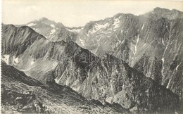 ** T2 Fogarasi-havasok (Fogarasi Kárpátok), Fogarascher Karpathen, Muntii Fagarasului; 'Tornyok' Nagy-Árpásnál / Die Tür - Sin Clasificación