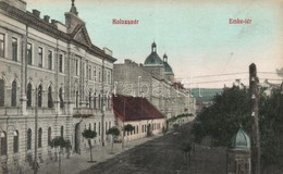 T2/T3 1909 Kolozsvár, Cluj; Emke Tér, Hirdetőoszlop. Újhelyi és Boros Kiadása / Square, Advertising Column  (EK) - Non Classés