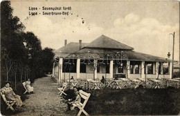 T2/T3 1911 Lippa, Lipova; Savanyúkút Fürdő. W. L. Bp. 6154. / Sauerbrunn-Bad / Bathing House, Spa - Ohne Zuordnung