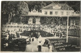 * T2/T3 Püspökfürdő, Baile 1 Mai; 1918-as Szent István Nap, Szőke Felvétele, Ruttner és Füzy Kiadása / Saint Stephen Nat - Sin Clasificación