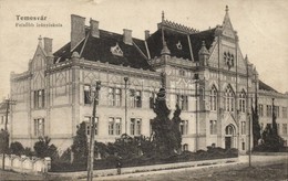 * T2/T3 1916 Temesvár, Timisoara; Felsőbb Leányiskola / Girl School (small Tear) - Sin Clasificación