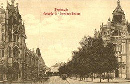 T2 Temesvár, Timisoara; Hunyady út, Villamos. Gerő Kiadása / Street View, Tram - Sin Clasificación