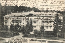T2/T3 1912 Bártfa-fürdő, Bardejovské Kúpele, Bardiov; Széchenyi Szálloda / Hotel (EK) - Non Classificati