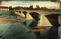 T2 1915 Érsekújvár, Nové Zamky; Nyitra Folyó Hídja. Kiadja Adler József / Nitra Bridge - Zonder Classificatie