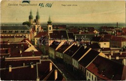 T2/T3 1906 Nagyszombat, Tyrnau, Trnava;  Nagy Lajos Utca, Zsinagóga / Street, Synagogue (EK) - Unclassified