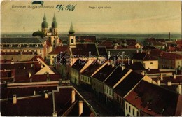 T2/T3 1906 Nagyszombat, Tyrnau, Trnava;  Nagy Lajos Utca, Zsinagóga / Street, Synagogue (EK) - Sin Clasificación