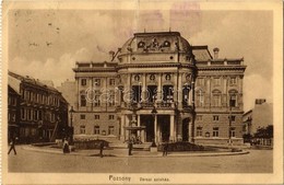 T3 1916 Pozsony, Pressburg, Bratislava; Városi Színház / City Theater (fa) - Sin Clasificación