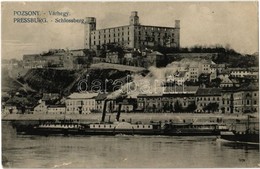 ** T2 Pozsony, Pressburg, Bratislava; Várhegy, Vár, 'Vesta' Gyorsgőzös / Schlossberg / Castle, Steamship - Sin Clasificación