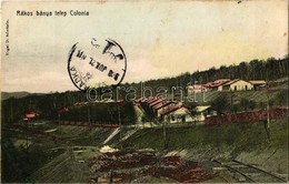 T3 1908 Rákosbánya, Rákosská Bana (Gömörrákos, Rákos);  Colonia / Bánya Telep Kolónia, Fűrésztelep, Iparvasút. Vogel D.  - Sin Clasificación