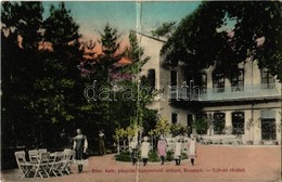 T4 1914 Rozsnyó, Roznava; Római Katolikus Püspöki Leánynevelő Intézet, Udvar / Catholic Girls' Institute, Courtyard (fa) - Unclassified