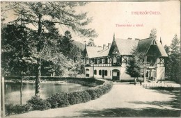 T2/T3 1907 Thurzófüred, Kúpele Turzov (Gölnicbánya, Gelnica); Thurzó Ház A Tóval / Villa With Lake (r) - Sin Clasificación
