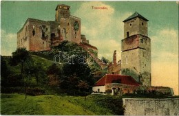 ** T2/T3 Trencsén, Trencín; Vár. Kiadja Gansel Lipót / Trenciansky Hrad / Castle (EK) - Unclassified