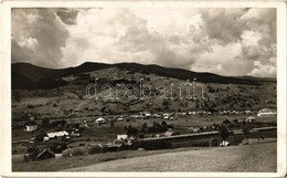 T2/T3 1943 Kőrösmező, Jaszinya, Jasina, Yasinia; Látkép, Vasútállomás. Kiadja Perl H. / General View, Railway Station +  - Ohne Zuordnung