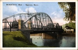 T2/T3 Munkács, Mukacheve, Mukacevo; Latorca Híd / Most / Latorica River Bridge + '1938 Munkács Visszatért' So. Stpl. (EK - Non Classés