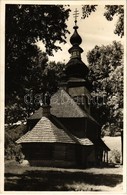 * T3 1942 Szolyva, Svalova, Svaliava, Szvaljava; Fatemplom. Deutsch Kiadása / Wooden Church (ázott / Wet Damage) - Zonder Classificatie