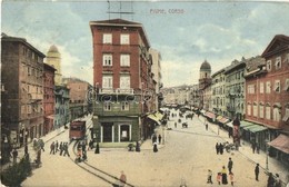 T2/T3 1911 Fiume, Rijeka; Corso, Tram (fl) - Zonder Classificatie