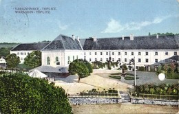 T4 Varasdfürdő, Varasdteplic, Warasdin-Töplitz, Varaždinske Toplice;  Fürdő / Bathing Hall, Spa (lyukasztott / Punched H - Non Classés