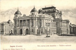 T2/T3 Zagreb, Hrv. Narod. Zem. Kazaliste / National Theatre  (EK) - Non Classés