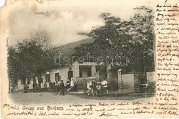 T4 1904 Bulkeszi, Bulkesz, Maglic; Csárda, ökörszekér / Restaurant, Oxen Cart (b) - Unclassified