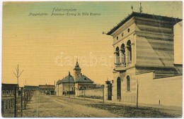 T3 1909 Fehértemplom, Ung. Weisskirchen, Bela Crkva; Nagyvásártér, Popeszku Torony és Villa Risztics / Market Square, To - Zonder Classificatie
