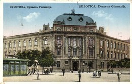 T2 Szabadka, Subotica; Állami Gimnázium / Grammar School '1940 Szabadka Visszatért' So. Stpl - Sin Clasificación